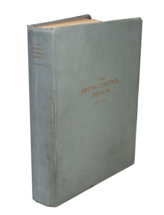 Bound Volume of 24 issues the Birth Control Review from 1926-1927. Margaret Sanger.