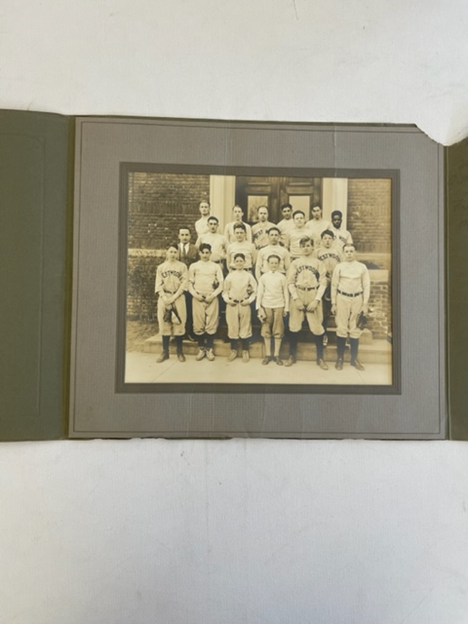 Item #18257 Albumen Photo of Integrated Boys' Baseball Team Decades Before Jackie Robinson, 1910s. Baseball African American.