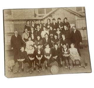 Women's Physical Education Class Albumen Photo - 1902. Sports Women.