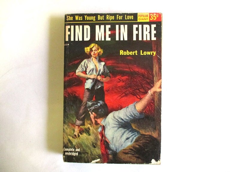Item #18262 Find Me In Fire. Robert Lowry.