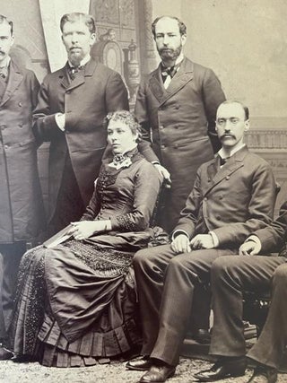 Willamette University Medical School Faculty Includes One Female Professor, Albumen Photo -1883