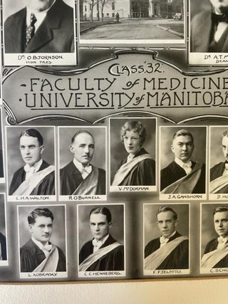 Medical School Portraits Including Female Graduate University of Manitoba Medical School1932