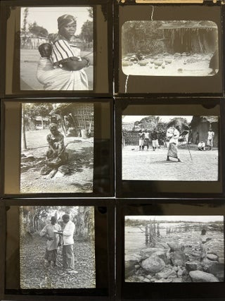Colonial West Africa Missionary Propaganda Showing Evangelicalism, Mission Schools, and Village Communities Along the Upper Guinea Coast Large Lantern Slide Archive 1910-1920
