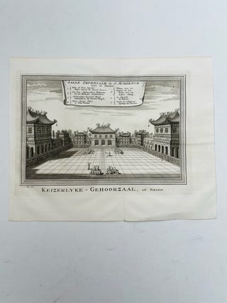 Item #18295 Jakob Van Der Schley Copperplate Engraving of China's Imperial Palace as Rendered by...