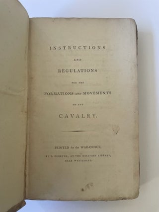 Military History British Army Cavalry Doctrine Fawcett Instructions and Regulations 1797 Reform of Training and Drill