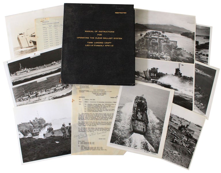 Item #18429 Instruction Manual for Operating Ballasting Control System Tank Landing Craft for Normandy Invasion. Navy World War II.