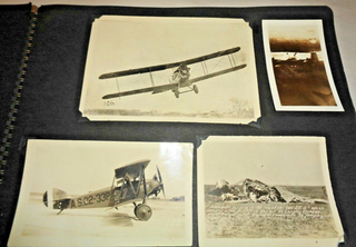 Item #18434 US Army Combat Airplanes and Anti-Aircraft Guns Photo Album 1920s-30s California and...
