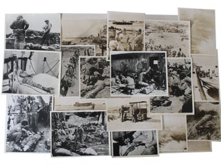 Item #18436 Invasion of Okinawa WWII Large Photo Archive. Japan World War II