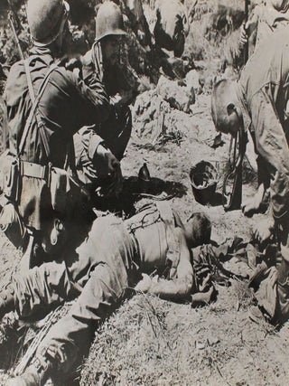 World War II Pacific Theater Okinawa Campaign Photographic Record 1945 U.S. Amphibious Assault and Battlefield Medical Care