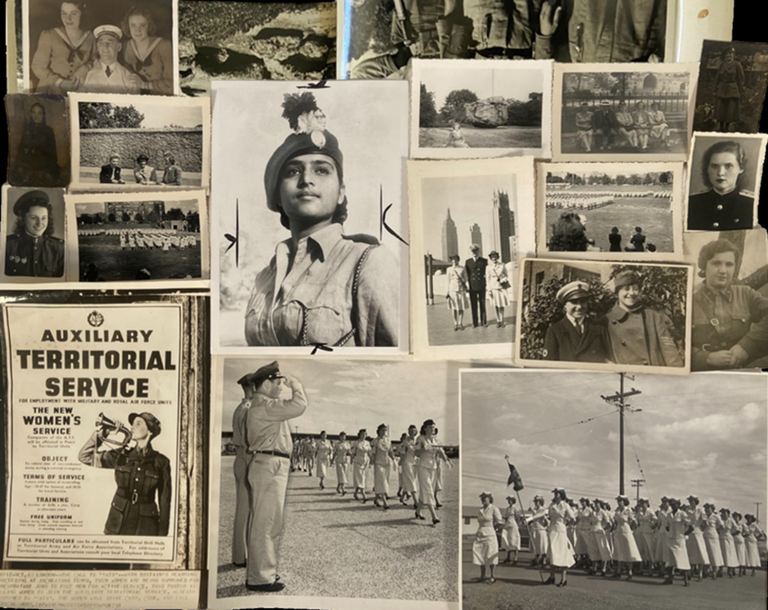 Item #18447 Photo Archive of Women in the Military Around the World, 1930s-1950s. WWII Women in the Military.