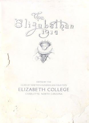 Progressive Era Yearbook for Women's College, Elizabeth College North Carolina 1914: