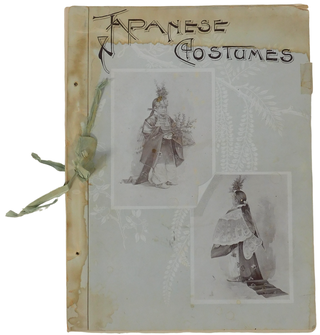 Item #18463 1893 First Edition Photo Book, Japanese Costumes Before the Restoration. OGAWA...