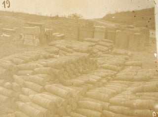 Extensive Archive of 109 Real Photo Postcards Showing World War I Military, Heavy Artillery, and War Destruction