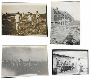 Item #18479 African American Prisoners Performing Forced Manual Labor Photos. Prison African...