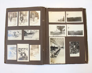 Item #18496 WWI US Navy Photo Album of Sailors and Ships. Navy WWI