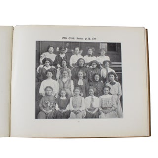 1910 Girl's High School Yearbook including a Young African American Girl, Brooklyn, New York