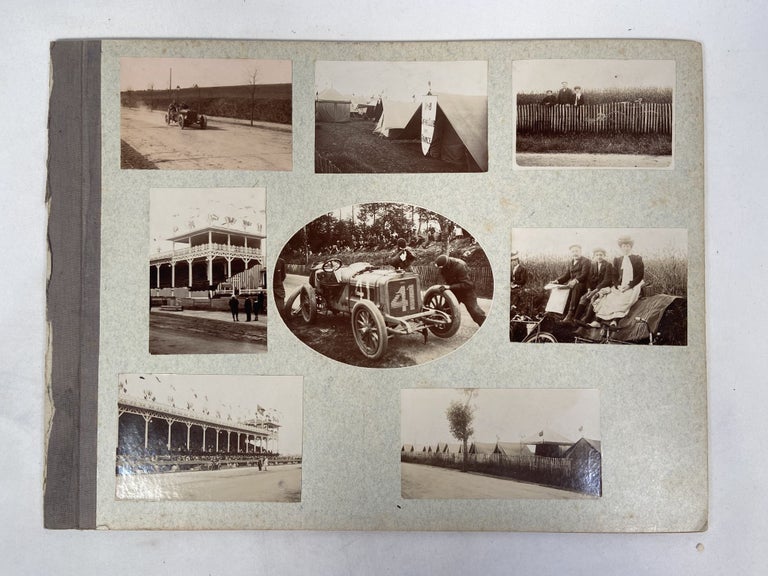 Item #18520 1907 and 1908 French Grand Prix Photos- The Second and Third Grand Prix in History. French Grand Prix Early Auto Racing.