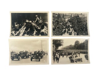 WWII Paris Liberation March at Champs-Élysées Photo Archive with Eisenhower, De Gaulle, Koenig, Bradley