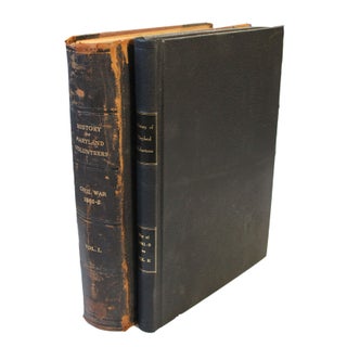 First Edition History and Roster of Maryland Volunteers, War of 1861-65, 2 Volumes with Ninth. Americana Civil War.