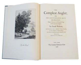 WALTON, Izaak, The Compleat Angler; or The Contemplative Man's Recreation: Being Discourse of Fish and Fishing for the Perusal of Anglers