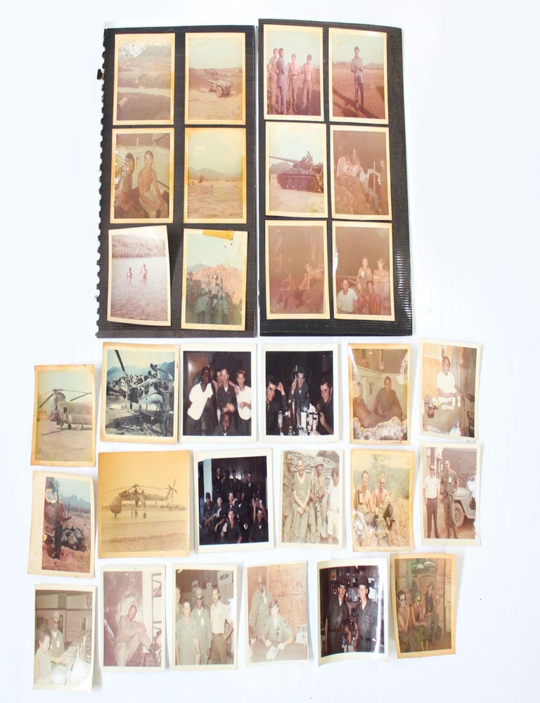 Item #18558 African American Military History Vietnam War Multiracial U.S. Army Unit Photographs from Sergeant Vandergriff Tour of Duty 1970 to 1971. African American Troops in Vietnam.