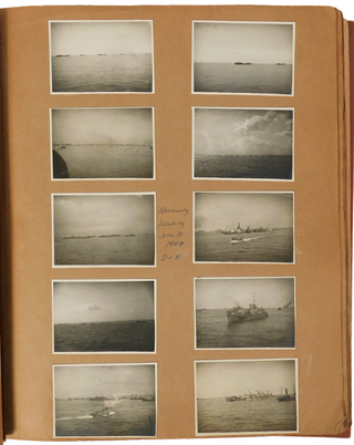 Photo Album of WWII American Red Cross Volunteer Depicts D-Day, Battle of the Bulge, and the Allied Push through Germany