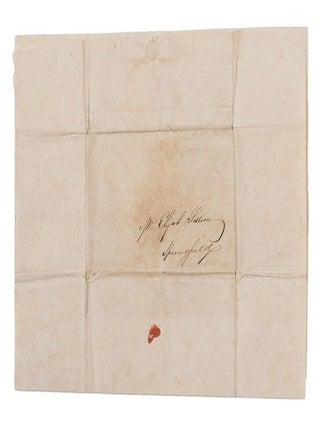 Slavery and Property Transfer in Louisiana, Autograph Letter Referencing Enslaved Individuals, 1842
