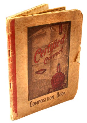 1950's Women's Personal Book of Recipes. Scrapbook Cookbook.