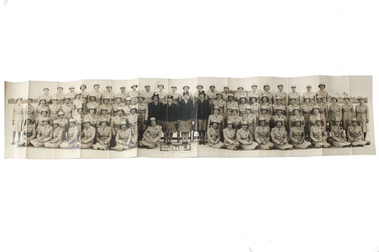 Item #18669 War Date New York WAC Panoramic Group Photograph - 1943. WWII Women in the Military.