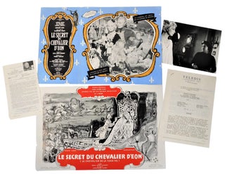 Item #18671 Le secret du Chevalier d'Éon 1959 Original French Movie Archive. Chevalier D'Eon