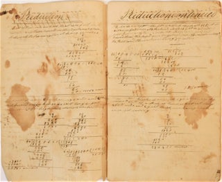 Arithmetic Handwritten Notebook from 1810