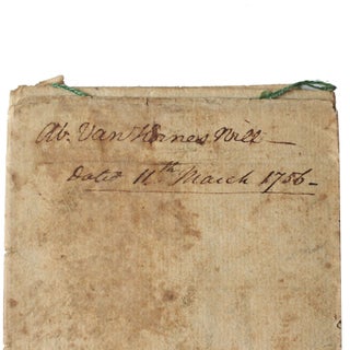 1756 Will of New York Slave Owner Abraham Van Horne, Transferring Ownership of Slaves