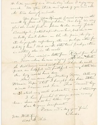 First Black American Colonel and 3rd Black Graduate of West Point writes "Yours for love, race, and country" Signed Letter and Photo