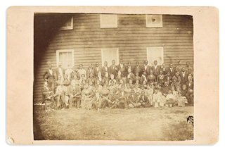 Item #18707 Original 1877 Photograph of Storer College Staff and Students: Early African American...