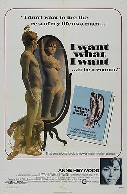 Early Transgender Movie Poster: "I don't want to live the rest of my life as a man...I want what. Poster Transgender.
