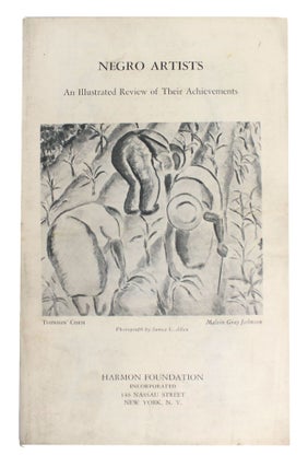 Harlem Renaissance, 1935 Negro Art Catalog. Art African-American.