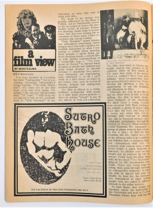1974 Gay Pride Week Edition of Bay Area Reporter, San Francisco LGBT Newspaper