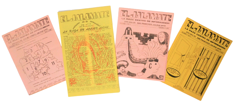 Item #18839 El Jalamate Chicano Community Newsletters Archive -1973. Bay Area Chicano.