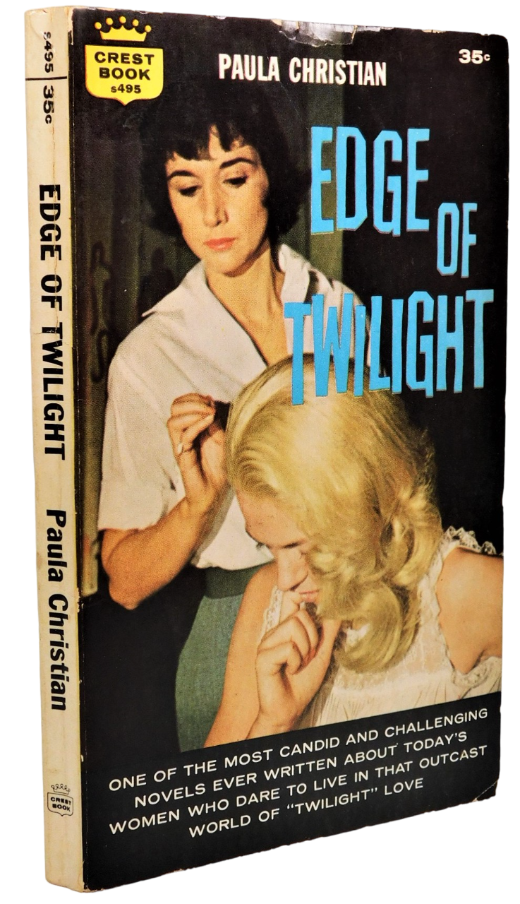 Early Lesbian Pulp Novel Edge Of Twilight 1959 Paula Christian