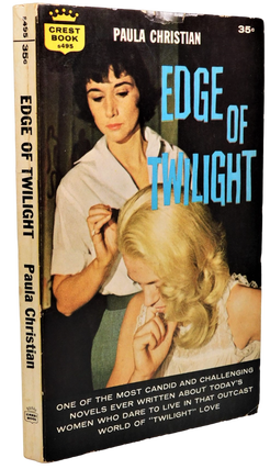 Early Lesbian Pulp Novel Edge of Twilight 1959. Paula Christian Lesbian Pulp.
