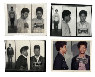 Item #18891 African American Men 1960-1970s Mug Shot Archive. Prison African American
