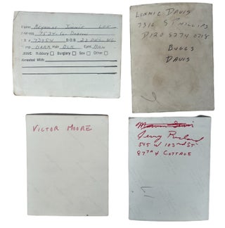 African American Policing and Identification Mugshot Archive Chicago and Miami 1960s to 1970s
