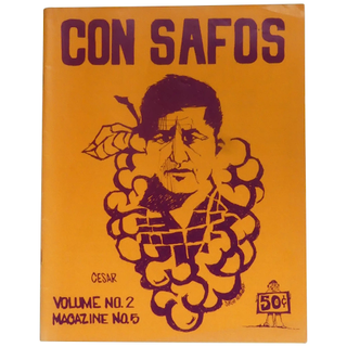 Item #18894 Chicano Literary Magazine "Con Safos" With Early Short Story by Oscar Zeta Acosta....