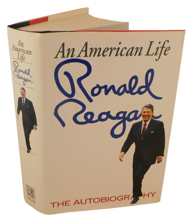 Item #18898 Ronald Reagan Signed First Edition Autobiography "An American Life" Ronald Reagan.