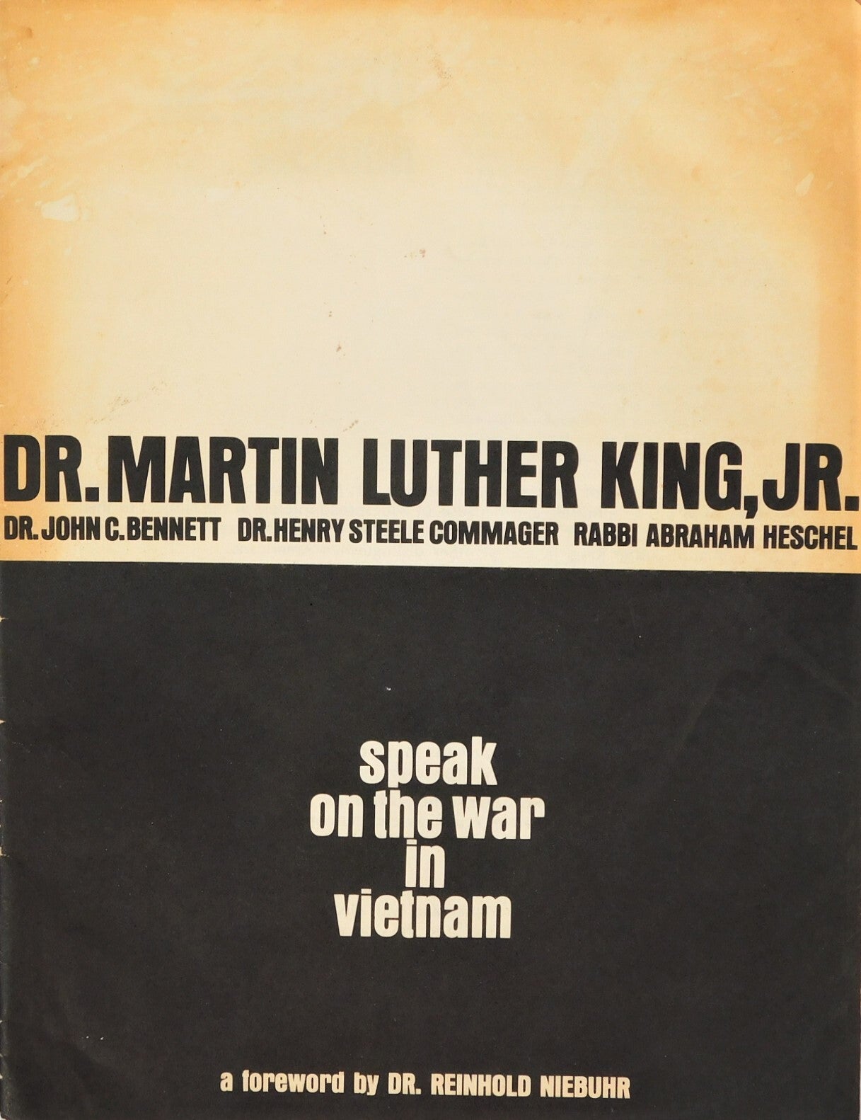 Civil Rights Pamphlets Civil Rights and Anti War Activism, Martin Luther King Jr. Speaks on ...