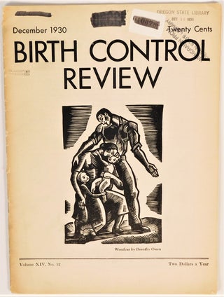 Item #18919 Birth Control Review 1930. Margaret Sanger