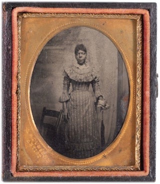 Tintype Photograph of an African American Woman. Photography African American.