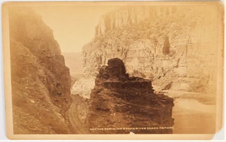 Item #18952 William Henry Jackson Albumen Photograph of Grand River Canon, Colorado, 1886....