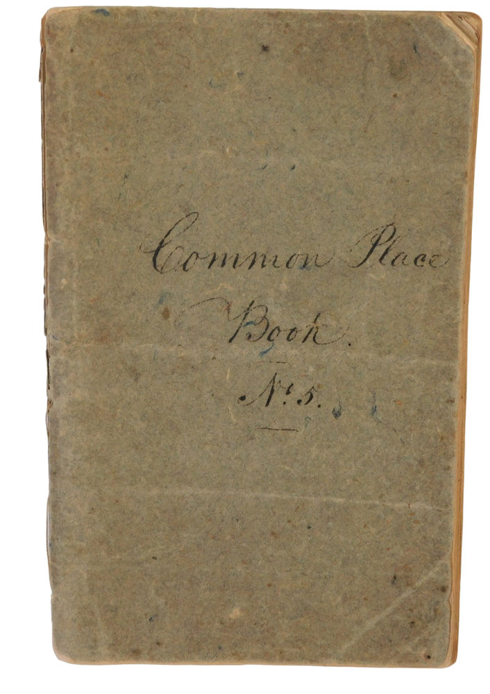 Item #18961 1824 Handwritten Journal. Handwritten journal Commonplace.