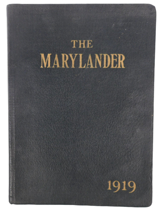 1919 Maryland College for Women Yearbook "The Marylander". Maryland Maryland College for Women.